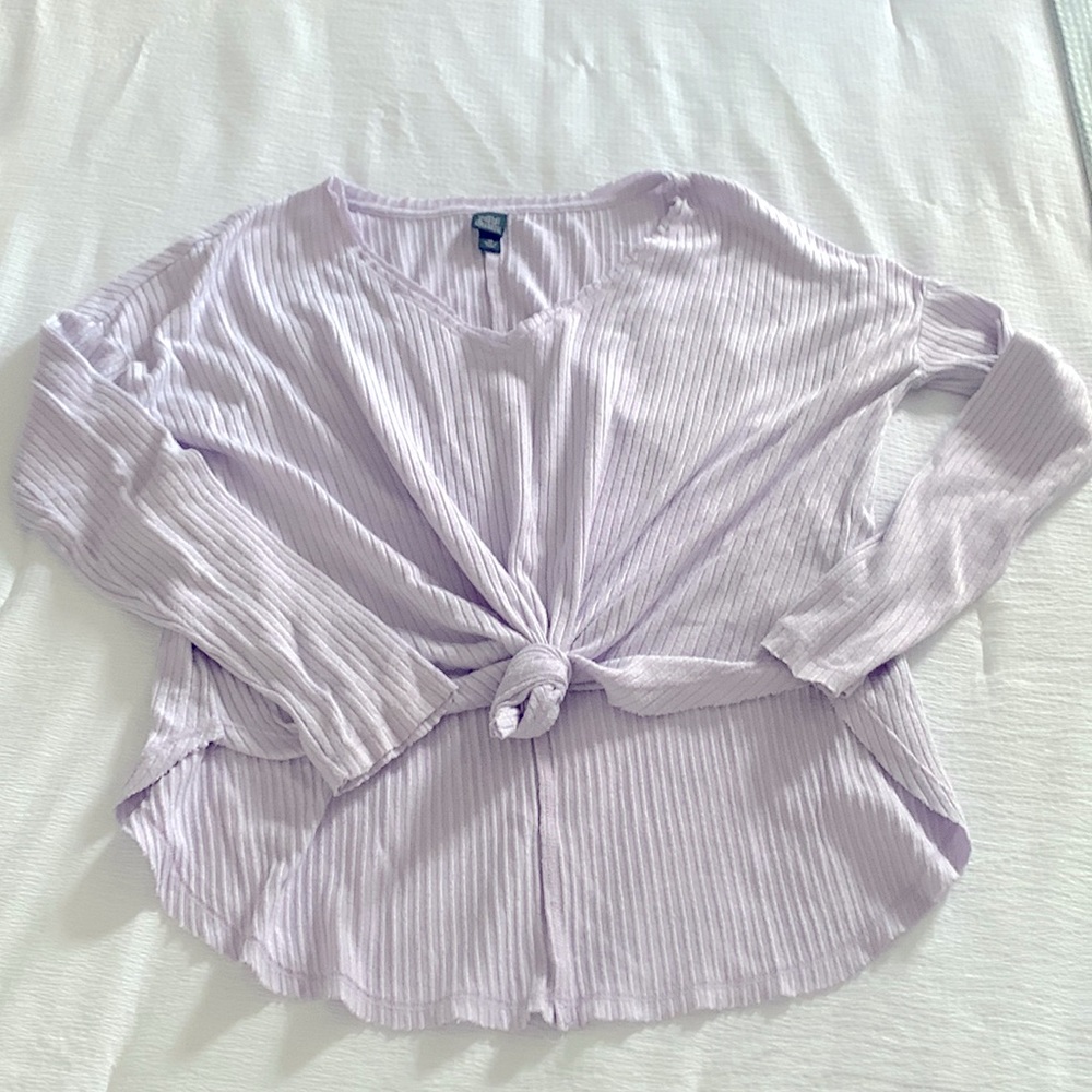 Off the should long sleeve top